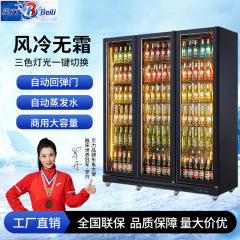 冷蔵ディスプレイキャビネット、業務用飲料冷凍庫、バービールキャビネット、空冷霜取り不要縦型鮮度保持キャビネット、卸売メーカー