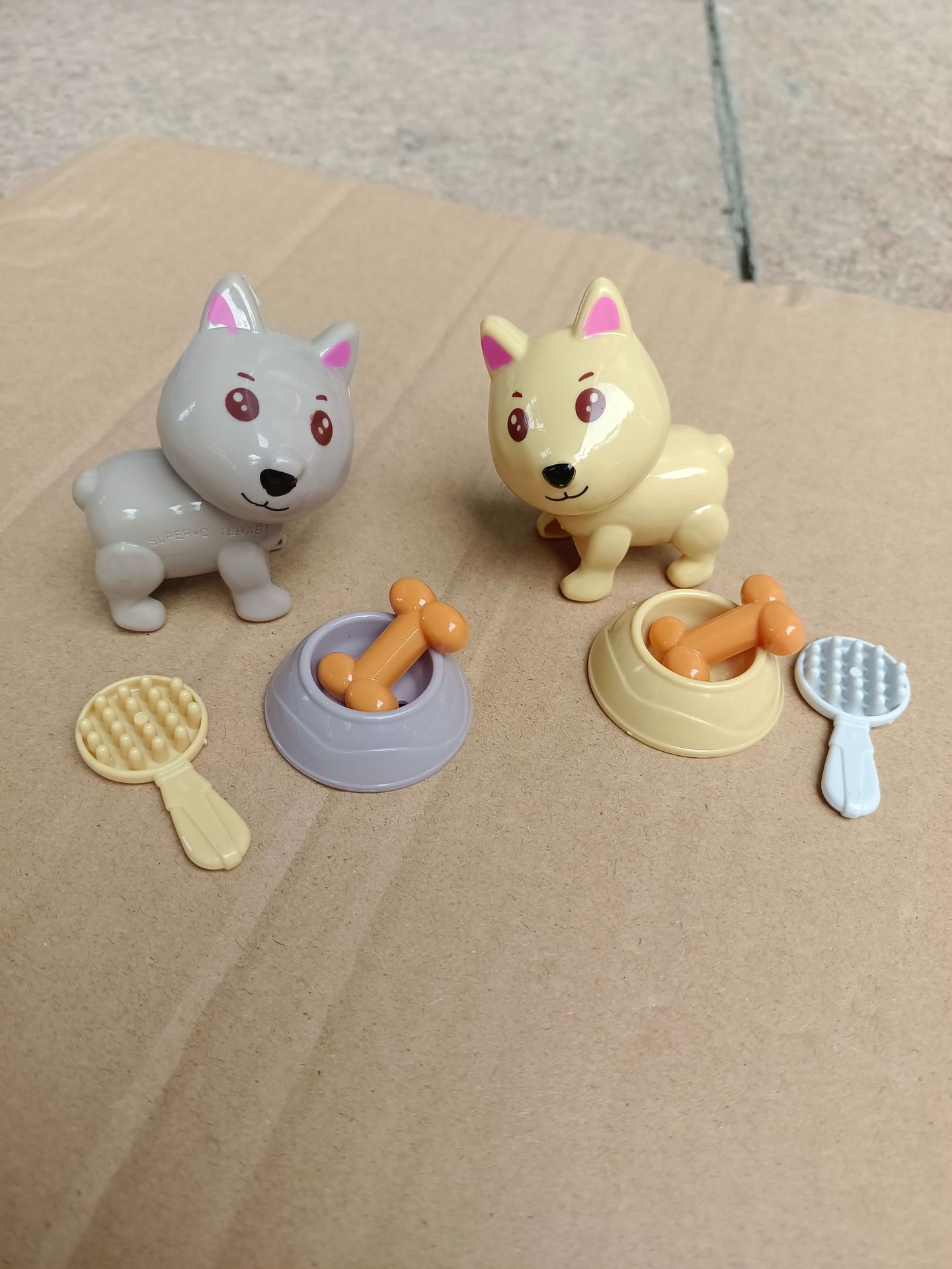 귀여운 애완견 4종 세트 물집