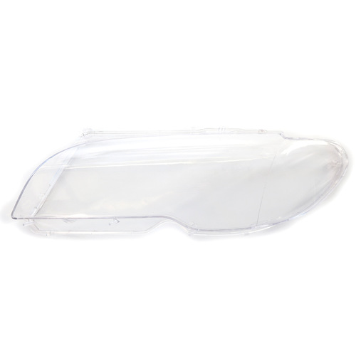 适用宝马3系E46 03-06年2门大灯玻璃罩塑料大灯壳PC透明灯罩