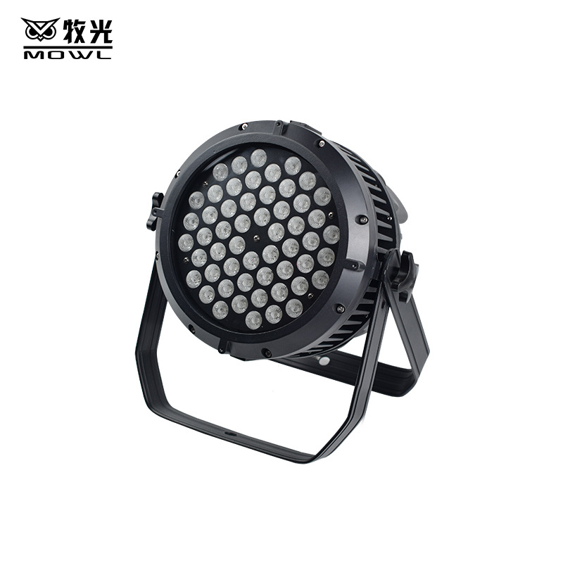 54 3W impermeable par luz LED a todo color de control remoto par luz bar ingeniería boda rendimiento teñido etapa Luz