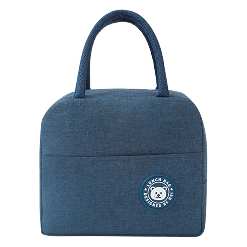 Customized Aluminum Foil Insulated Lunch Bags for Office Workers, Portable Lunch Boxes, Handbags, Bento Bags, Lunch Bags, Supply Source