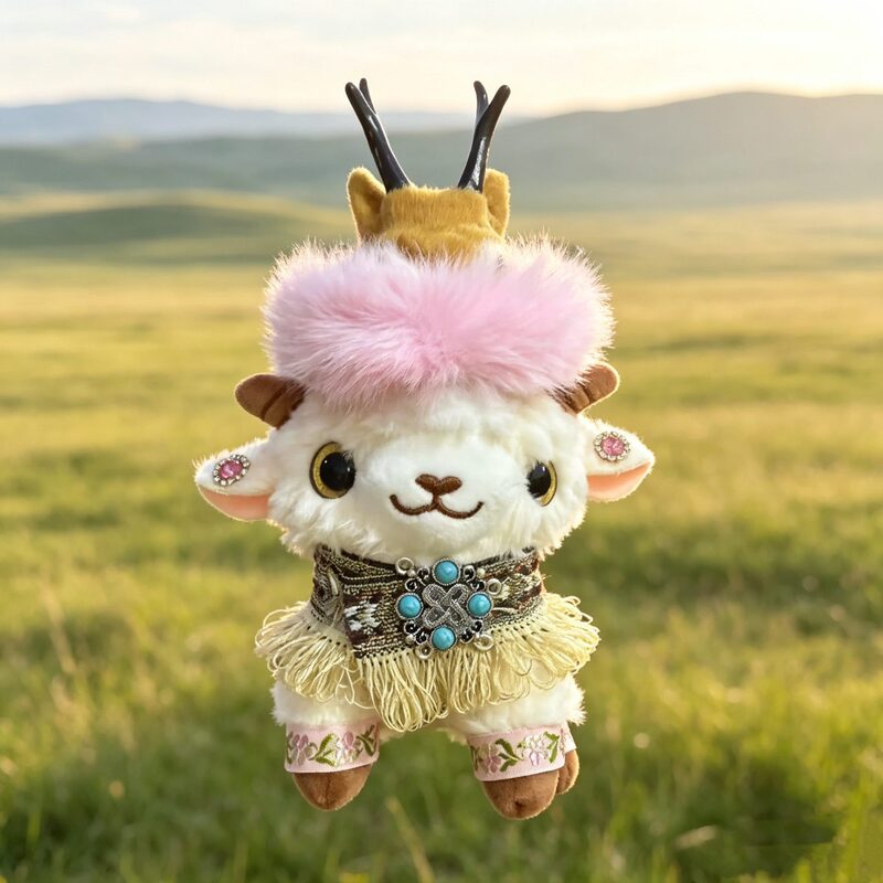 [In Stock] Xinjiang and Inner Mongolia-style small woolen ornaments, cute travel souvenirs, keychains, and bag charms