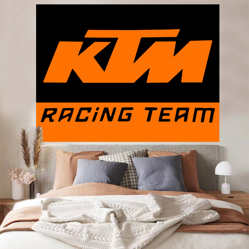 Ducati Kawasaki Motorcycle Background Cloth Dormitory Bedroom Decorative Wall Cloth Rental House Motorcycle Transformation Tapestry Car