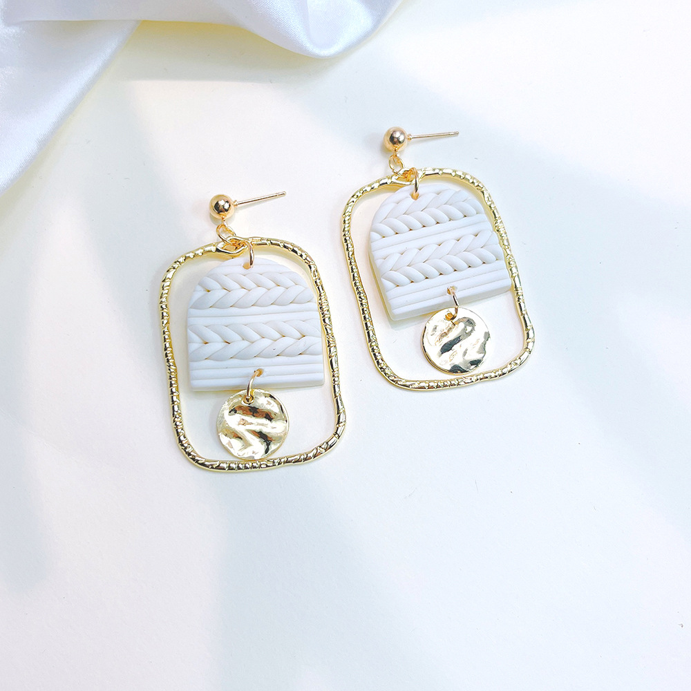 Fashion Flower soft clay Womenu0027S Drop Earrings 1 Pair
