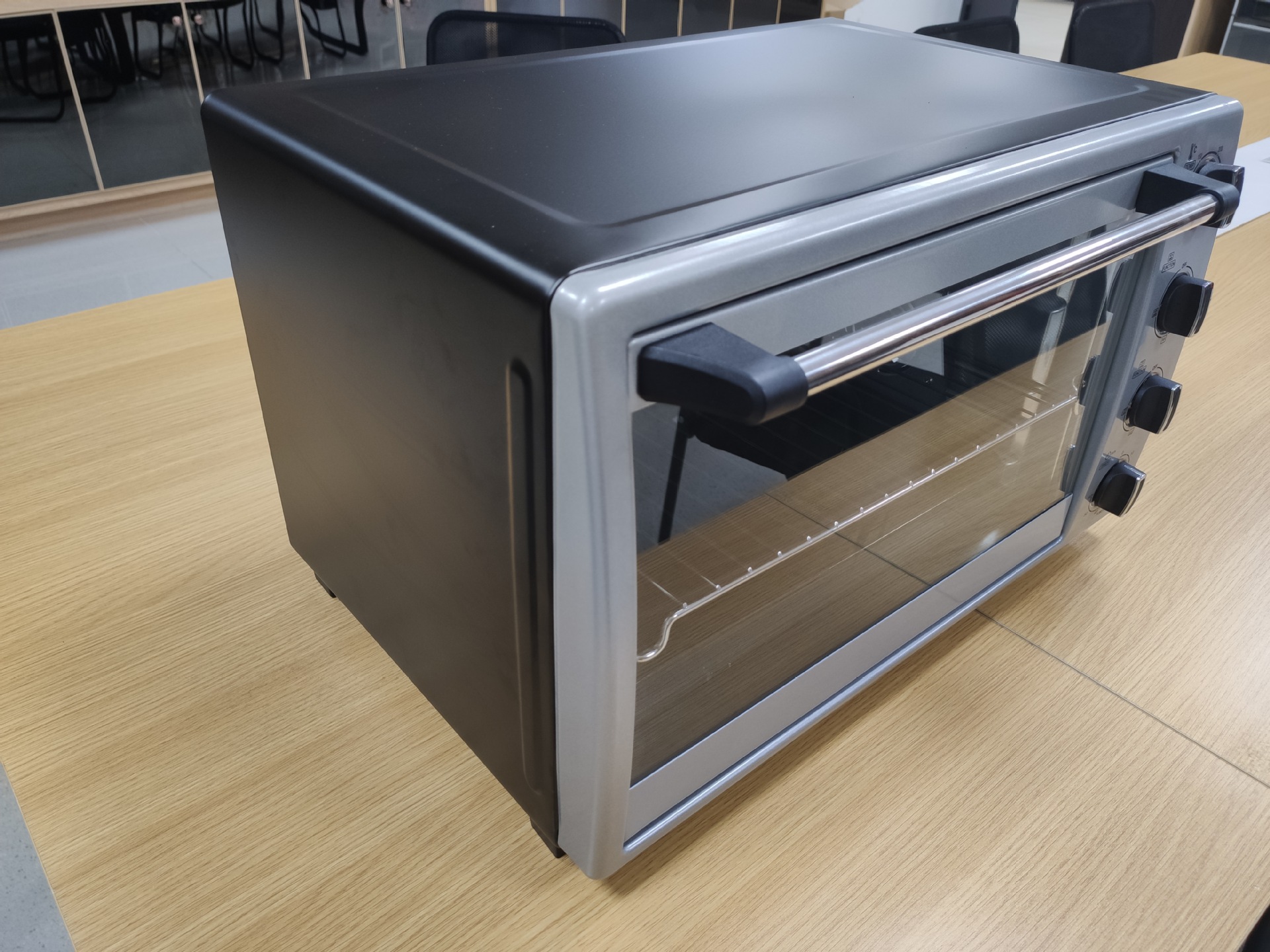 48L horno doméstico de comercio exterior gran capacidad multifuncional horno de convección visual fábrica a granel personalizado KS48