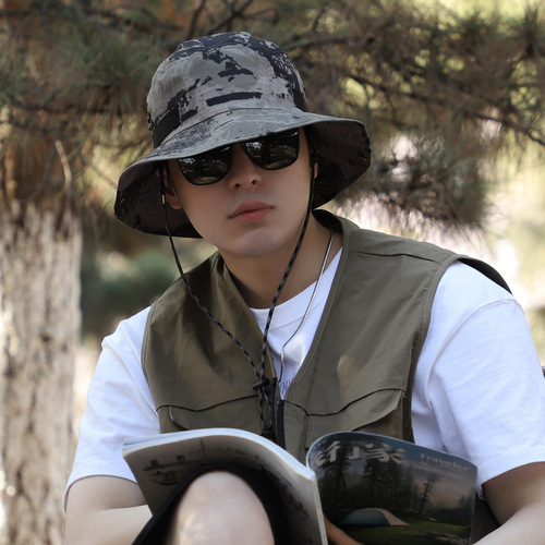 Large Head Size Fat Man Large Number Fishing Hat Hiking Casual Travel Sun Hat Men Summer Bucket Hat Quick Dry Thin