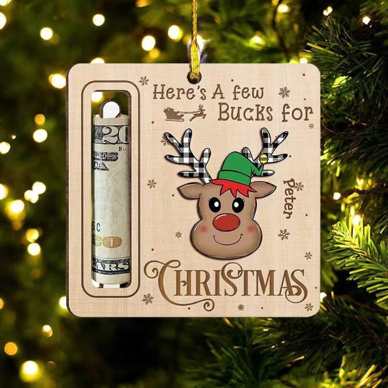 跨境圣诞节Cute Money Holder Christmas Ornament装饰树钱夹|undefined
