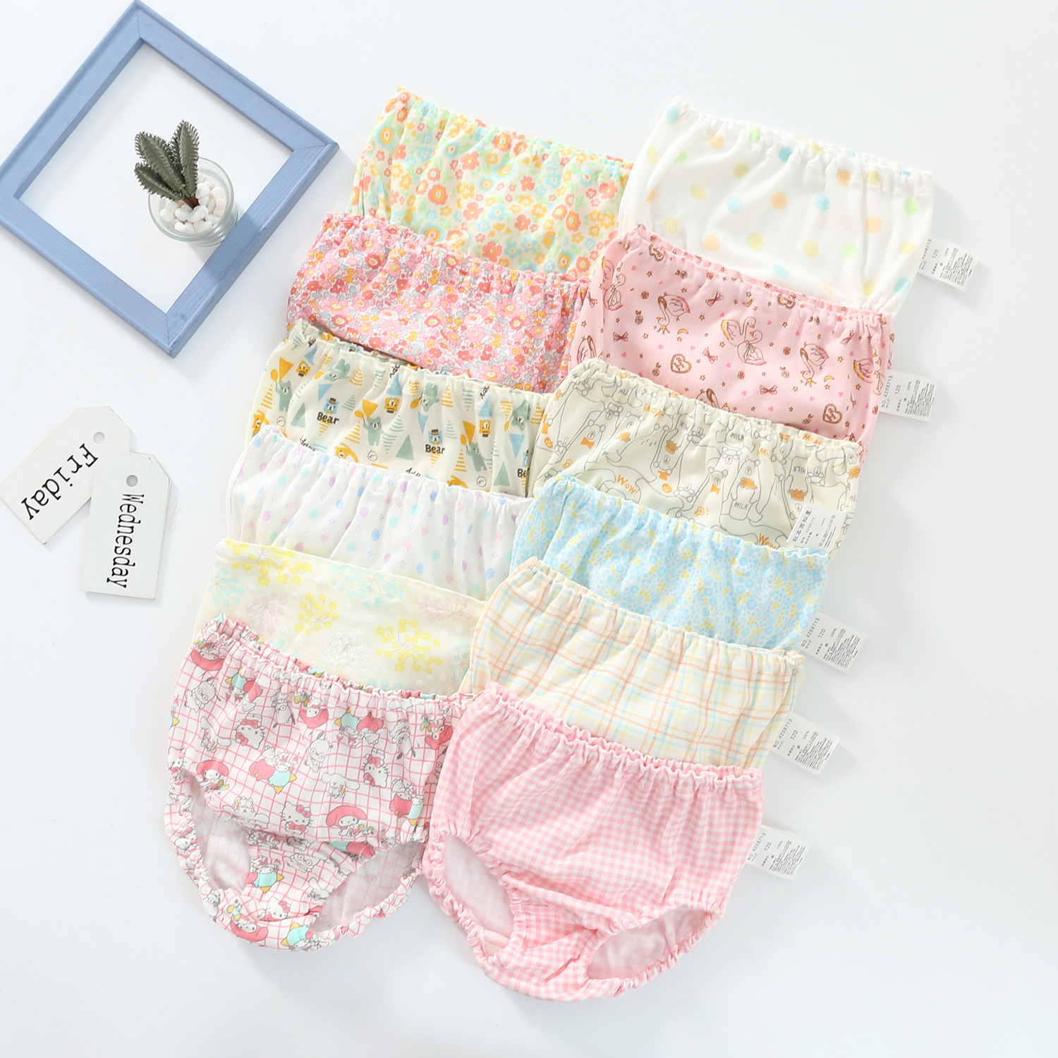 Cotton Japanese Children's Underwear Trousers 2
