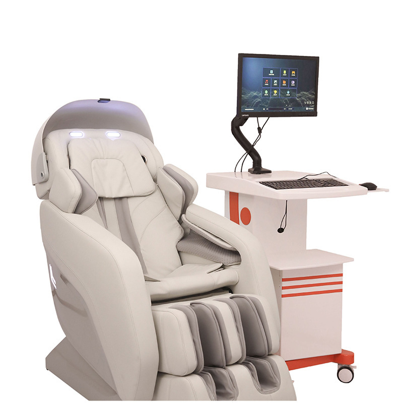 Sistema de silla de relajación de masaje de retroalimentación bioelectroencefalográfica de masaje inteligente de reducción de estrés corporal y mental estándar profesional image 4