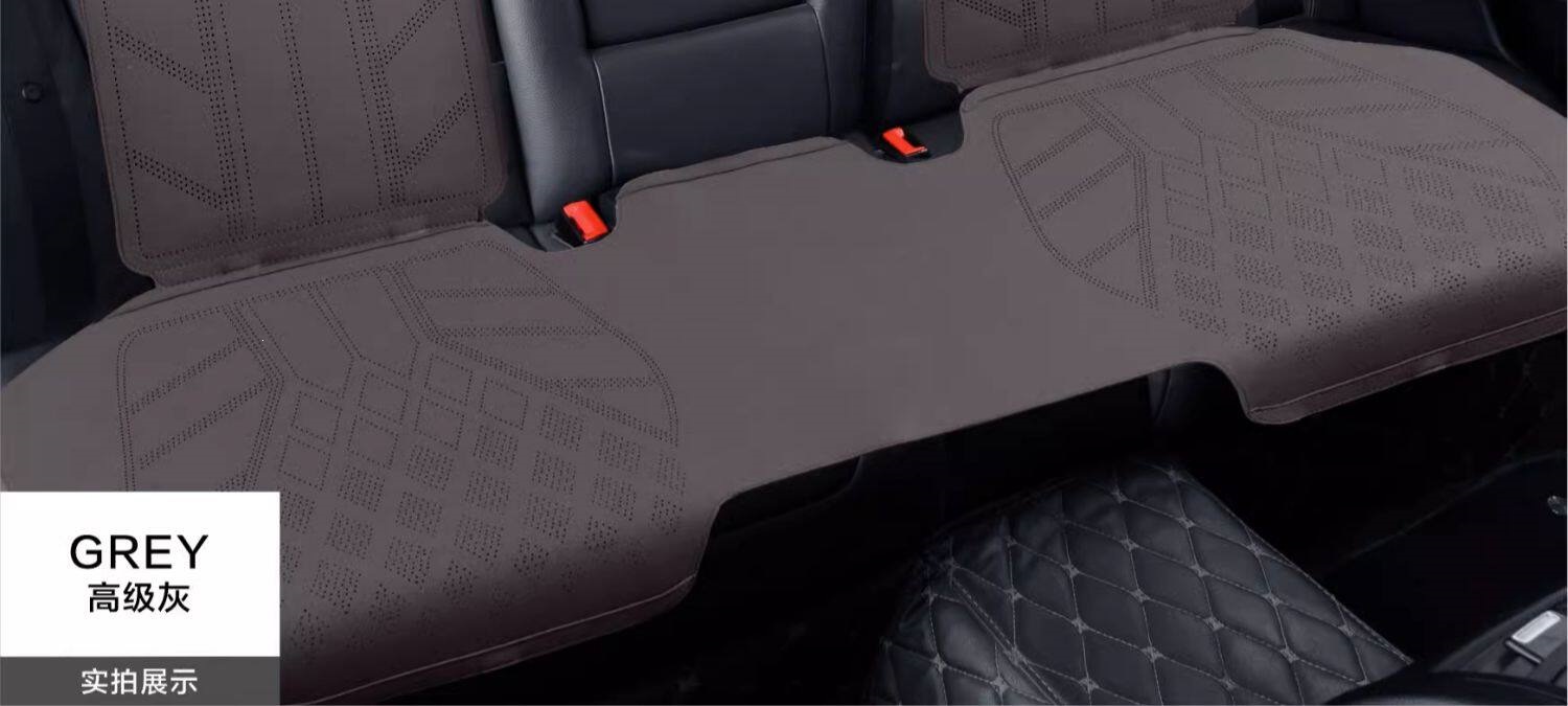 Suitable for 2026 car seat cushions, universal for all seasons, suede leather seat cushion, high-end saddle pad, suede seat cover for summer