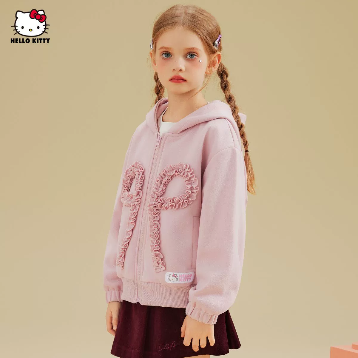 Куртка детская Hello Kitty, весенняя, осенняя бейсбольная, для подростков, западный стиль