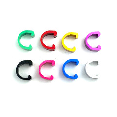 Bicycle C buckle U-shaped over-the-line buckle cable pipe fixed aluminum alloy oil pipe clip brake transmission cable pipe