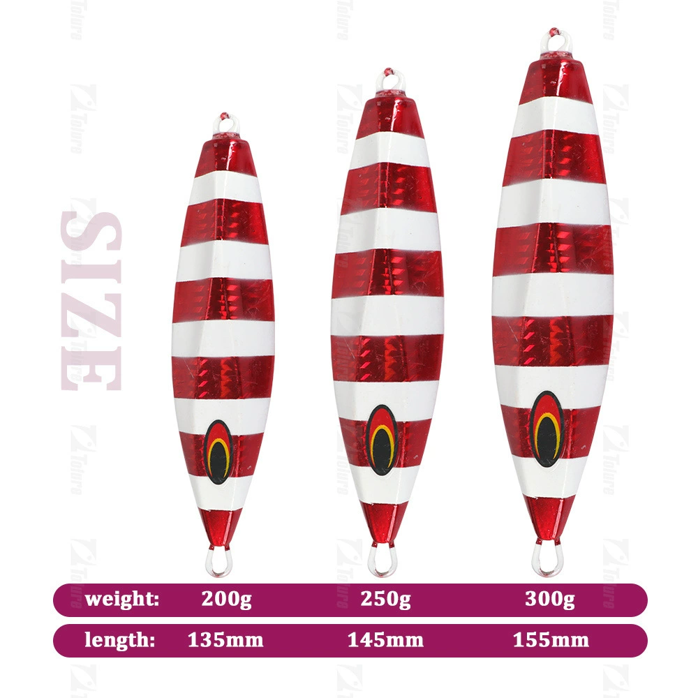 Slow -shaking Terther Road Asian bait boat fishing sea fishing slowly and irregular fake bait deep sea chapters red grouper bait wholesale