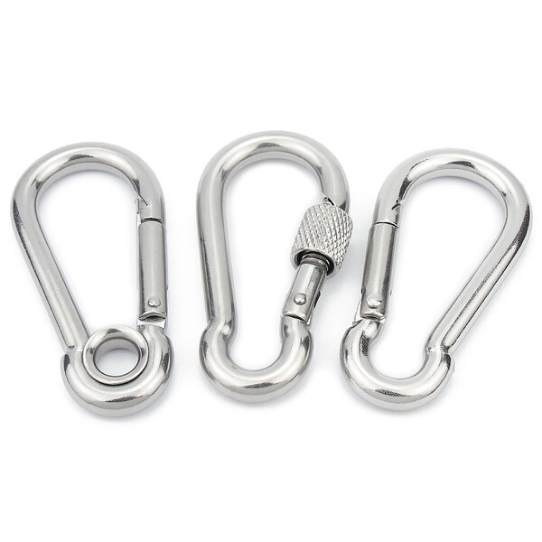 304 stainless steel spring buckle climbing insurance hook safe hook…