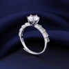 Fashionable trend wedding ring, silver 925 sample, wholesale