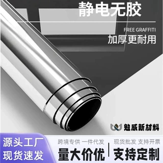 批发玻璃贴纸防窥视窗户防晒隔热膜透光不透明单向透视遮光玻璃膜