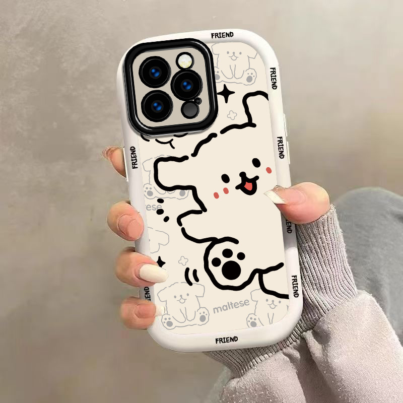 适用苹果16promax手机壳14plus可爱iphone17卡通12mini泡芙壳15|undefined