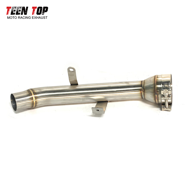 Suitable for Suzuki Gsx-S1000 Exhaust Pipe Modification, Gsx-S1000F Stainless Steel Back-Pressure Drum Mid-Section Exhaust