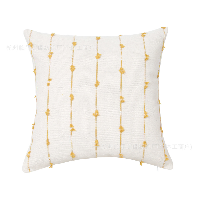 Estrias cortar flores abrazar almohada funda simple moderna almohada en casa sala de estar sofá respaldo sala de modelo almohada de alojamiento