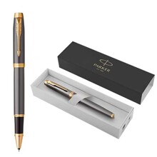 PARKER派克钢笔官方旗舰IM灰金夹墨水笔宝珠笔男女士高档商务送礼