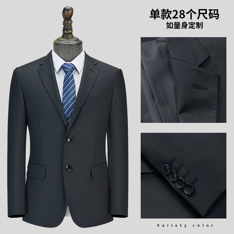 Woolen set, classic suit jacket, 2 piece set