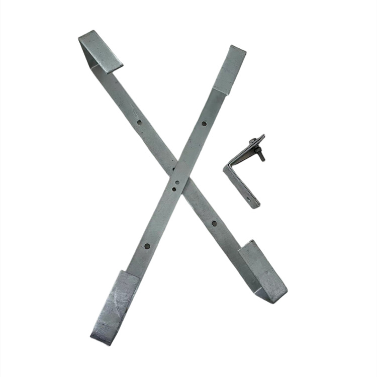 衡利兴光电  电力金具热镀锌光缆余缆架 十字形 杆用转角塔用