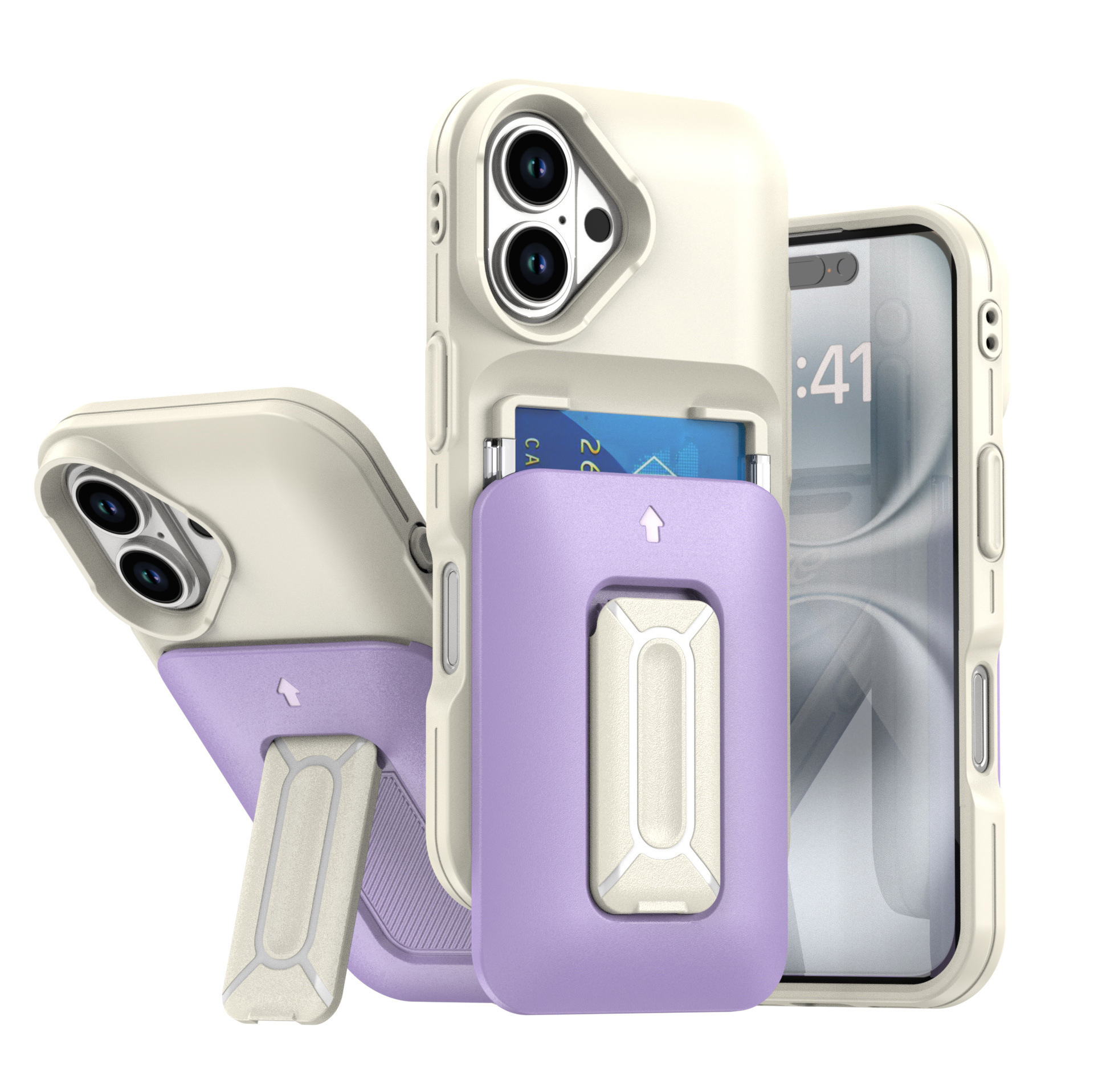 Foreign Trade Suitable Pro Max Case, IPhone 16 Card Holder, 17 AIR Phone Protective Case_voghion.com