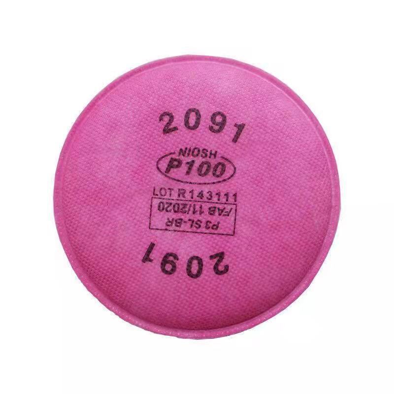 厂家售2097滤棉2091P100可防尘7502配6200防尘面具6800面罩过滤棉