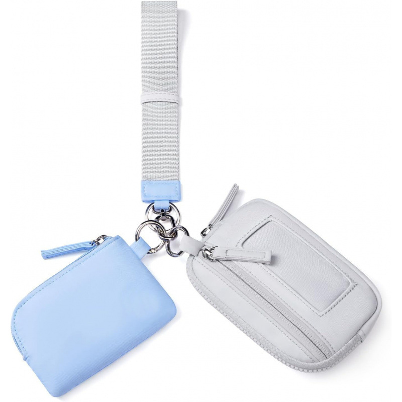 Nuevo cross-border impermeable nylon ultra ligero damas simple bolso de cambio de mano 2 - en - 1 anti-perdida de tarjetas llavero