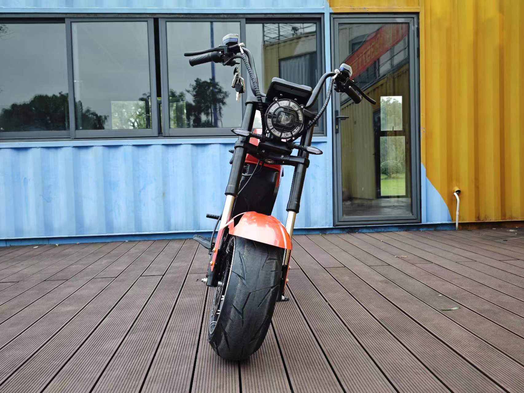 Eec, Dot Harley Electric Scooter Adult Mobility Scooter Overseas Delivery Two-Wheeled Motorcycle Hm-8 Electric Scooter Battery Vehicle