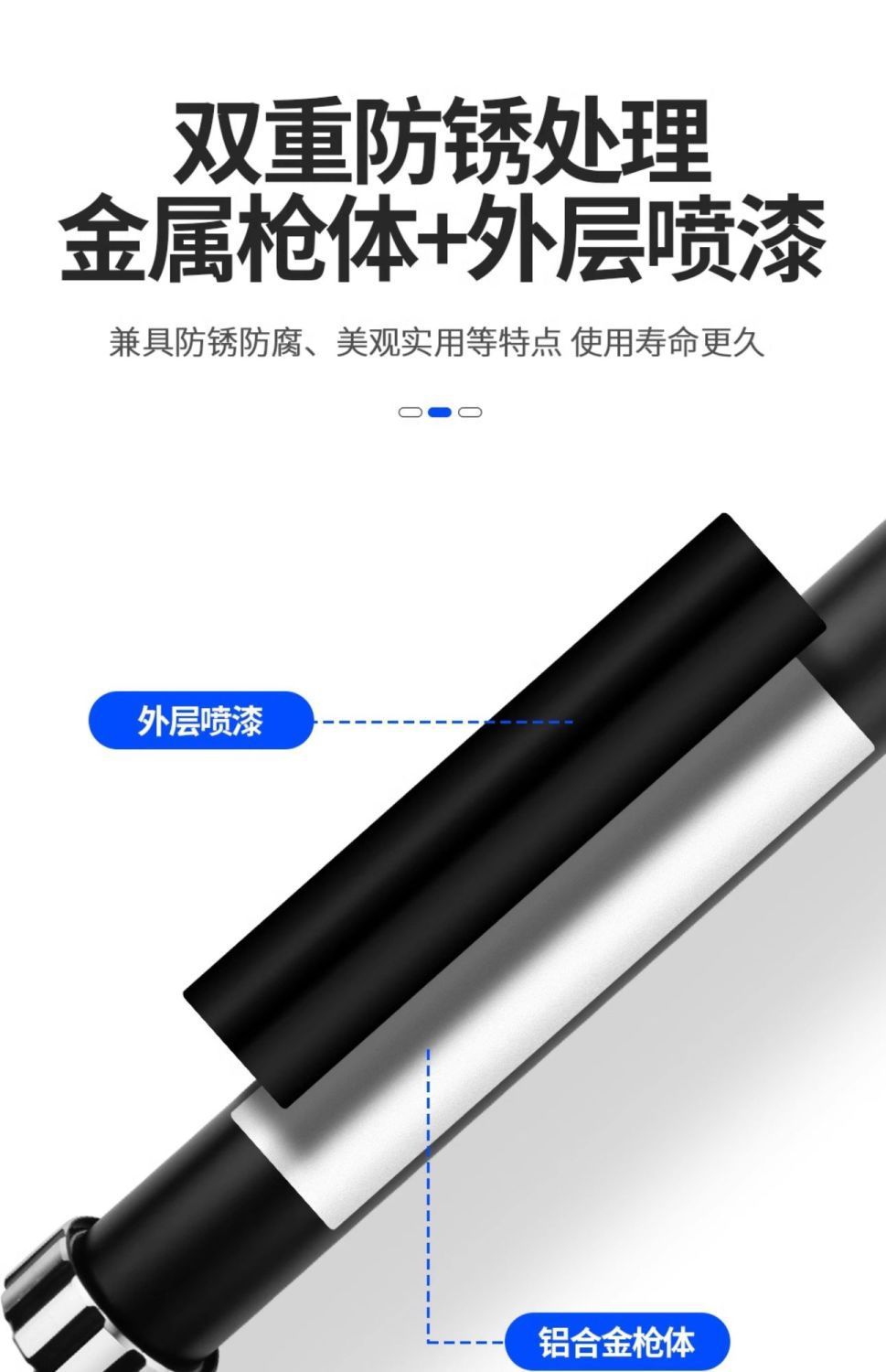 Glass Glue Gun with Automatic Glue Cutting, Labor-Saving Structure, Specialized for Structural Adhesive, Nineteen Bearings, for Decoration, Sealing, Applying Glue, Beauty Glue, Soft Glue