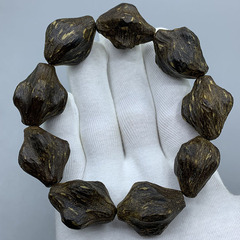 達拉干蟲漏沉香手串隨型老料油脂豐富手鍊文玩木質品收藏送禮批發