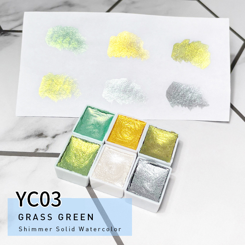 Traje Especial de Pintura de color rojo neto sol estilo oro polvo manchado 2021 transfronterizo nueva manicura acuarela pintura perlado sólido