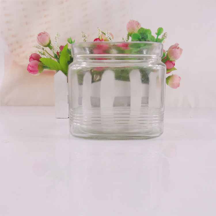 厂家直销方口蜡烛玻璃瓶新款蜡烛吊瓶玻璃蜡烛罐加工喷涂