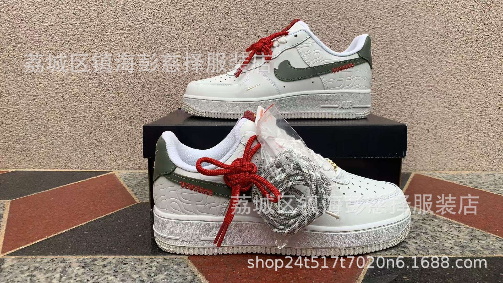 Precio de fábrica Putian puro nivel de cabeza original AF1 Halloween trigo negro y blanco panda baja fuerza aérea No. 1 comercio exterior transfronterizo
