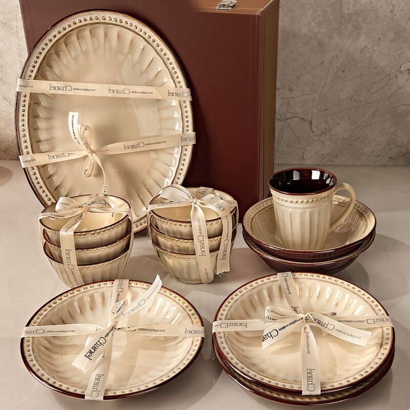 Ceramic Tableware, French-Style Retro Bowls, High-End Feel, New Home, Wedding Gift, Bowl, Plate, Chopsticks, Bowl and Plate Set for Home Use Ceramic Tableware, French-Style Retro Bowls, High-End Feel, New Home, Wedding Gift, Bowl, Plate, Chopsticks, Bowl and Plate Set for Home Use