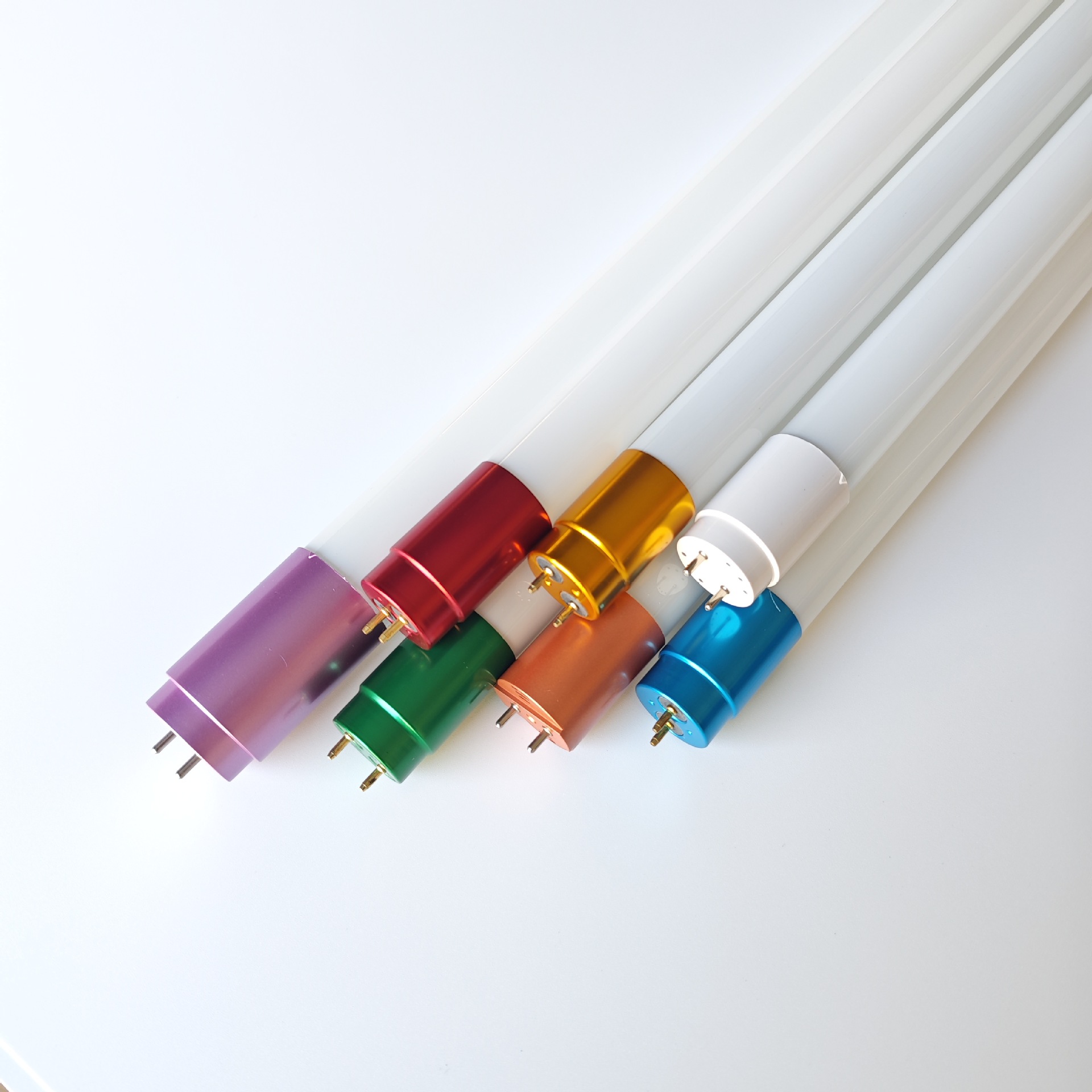 gran potencia t8led tubo de lámpara de vidrio 0.6m 18w 0.9m 36w 1.2m 50w 75w ahorro de energía lámpara fluorescente de barra larga
