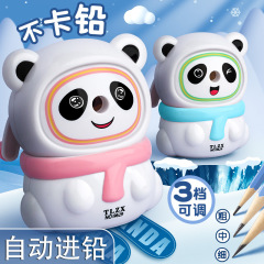 Chunky Cartoon Pencil Sharpener for Kids & Elementary Students: Automatic Lead-Feeding, Hand-Cranked Design—Wholesale Pencil Sharpeners