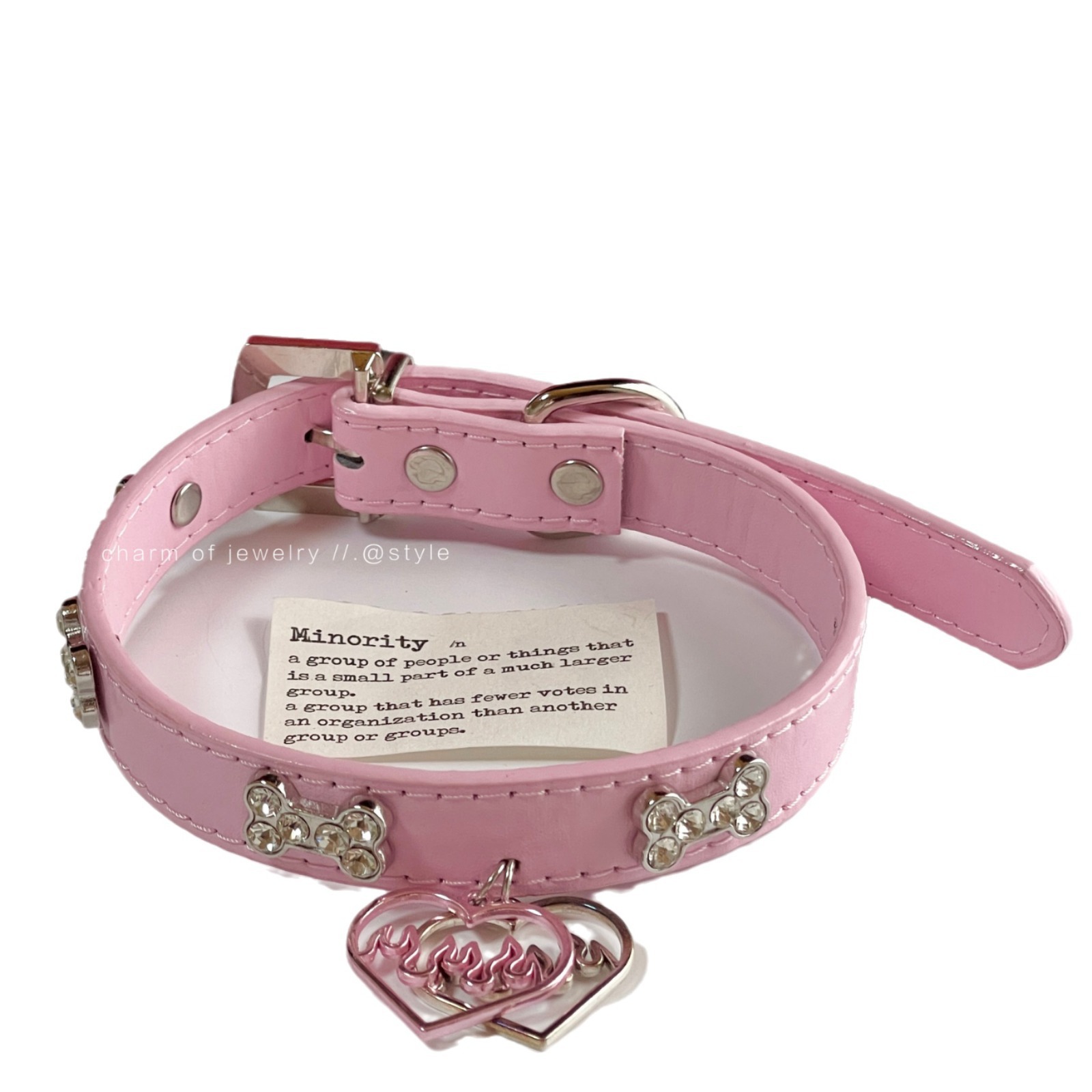 Collar de hueso, decoración de amor, collar, accesorios de cuello, accesorios de dopamina de subcultura, tocado de Hatsune Miku estilo Y2k