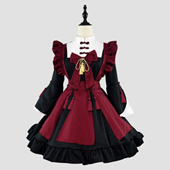 新しい中国風春祭りランタンフェスティバルロリータメイド服メイド服 COS パフォーマンス服大きいサイズ