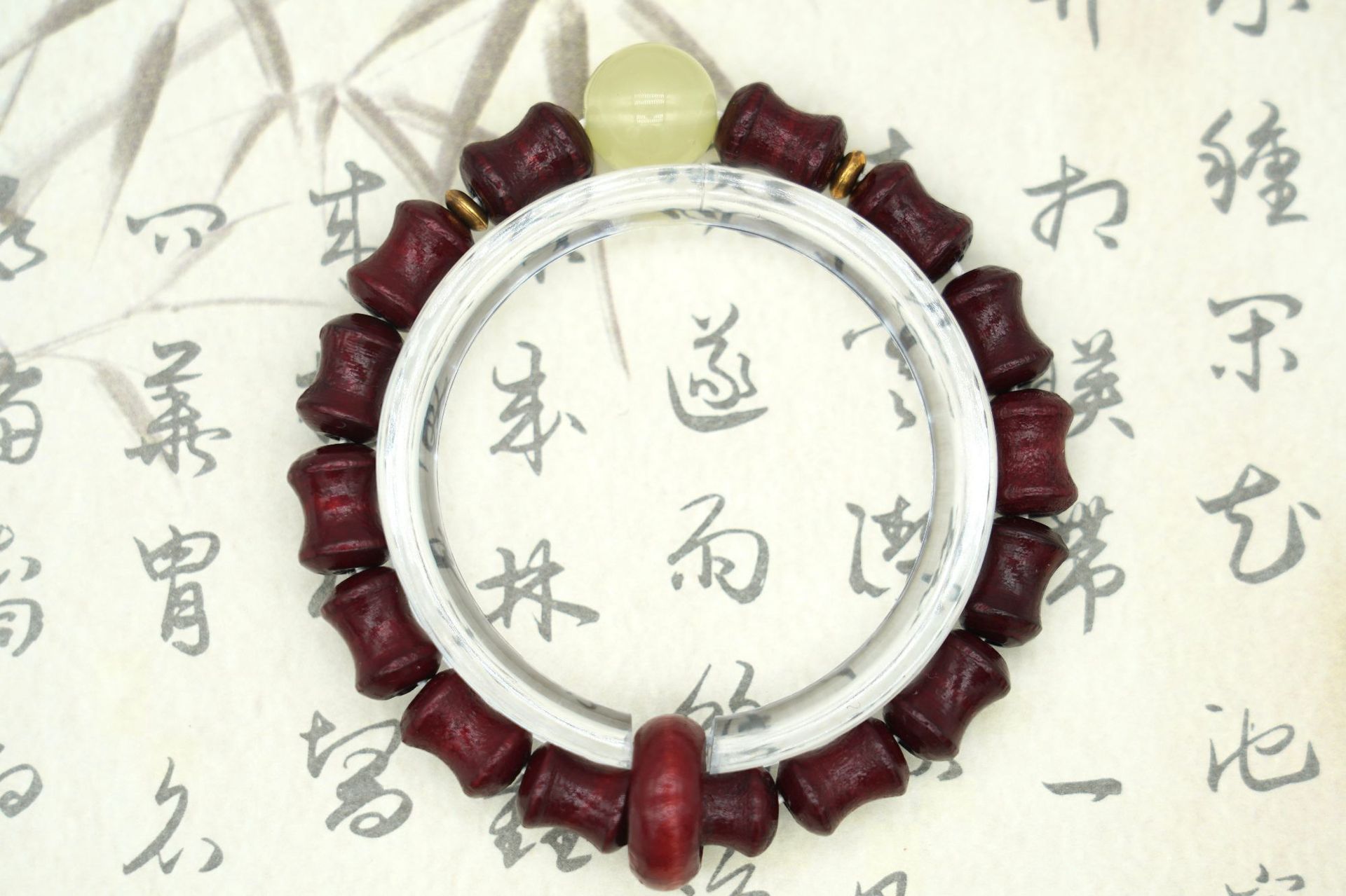 야광대나무팔찌 [레드]