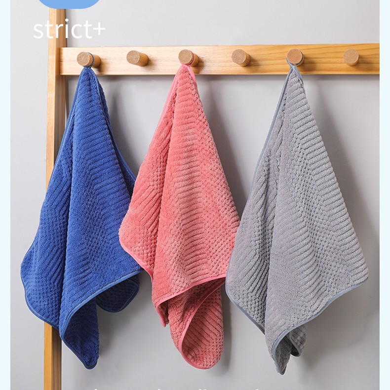Toalla de lavado de cara Toalla gruesa nueva toalla de lavado de cara absorbente Toalla de cara doméstica para adultos