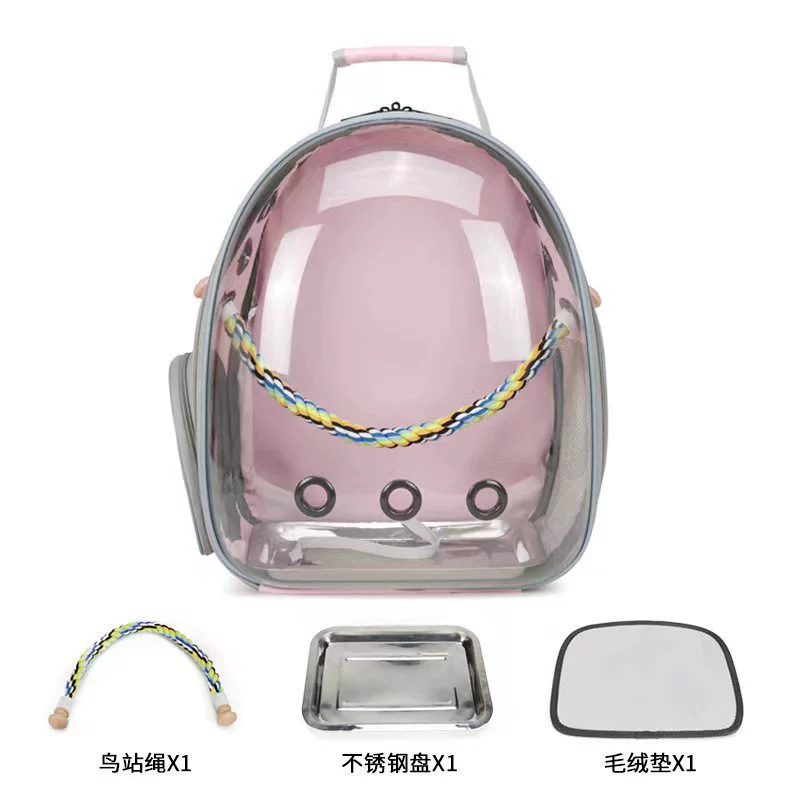 Amazon Cross Border Рюкзак Птица Портативная исходящая клетка для птиц Сумка для птиц Рюкзак для домашних животных Сумка для кошек Сумка для щенков