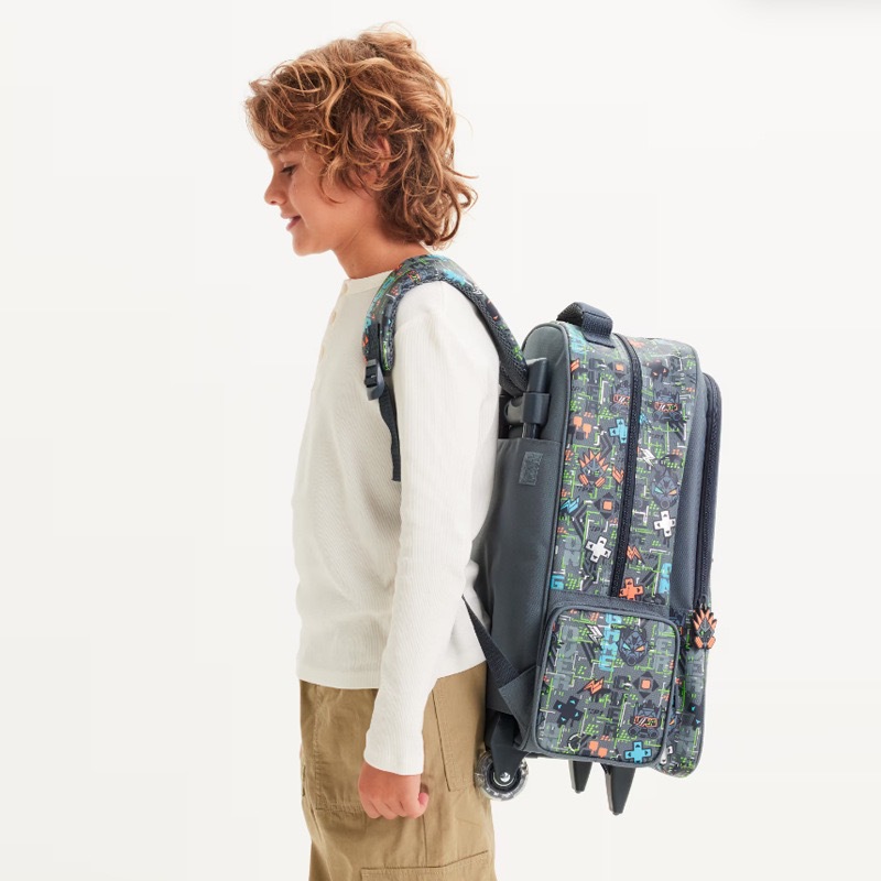 Australia smiggle mochila de gran capacidad mochila de dibujos animados de los estudiantes australianos mochila de viaje de tamaño grande