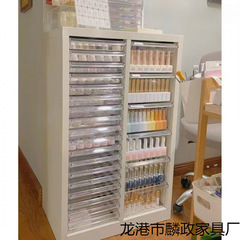 A4ファイルキャビネット美化粧品ネイルアート収納キャビネット化粧品整理多層引き出し式平底サンプル焙煎キャビネット
