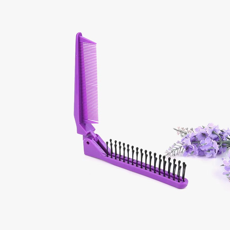 peine plegable portátil para niñas peinado especial masaje peinado bandeja de cabello trenzado peinado de viaje de dos usos para niños
