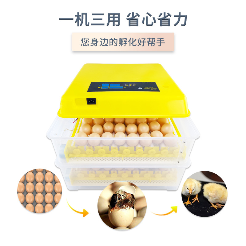 112 rodillo hogar incubadora automática pollo pato ganso codorniz pequeña incubadora de un clic huevo incubadora