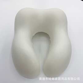跨境慢回弹驼峰型u枕飞机枕汽车办公记忆棉圆头颈枕u形枕头枕批发