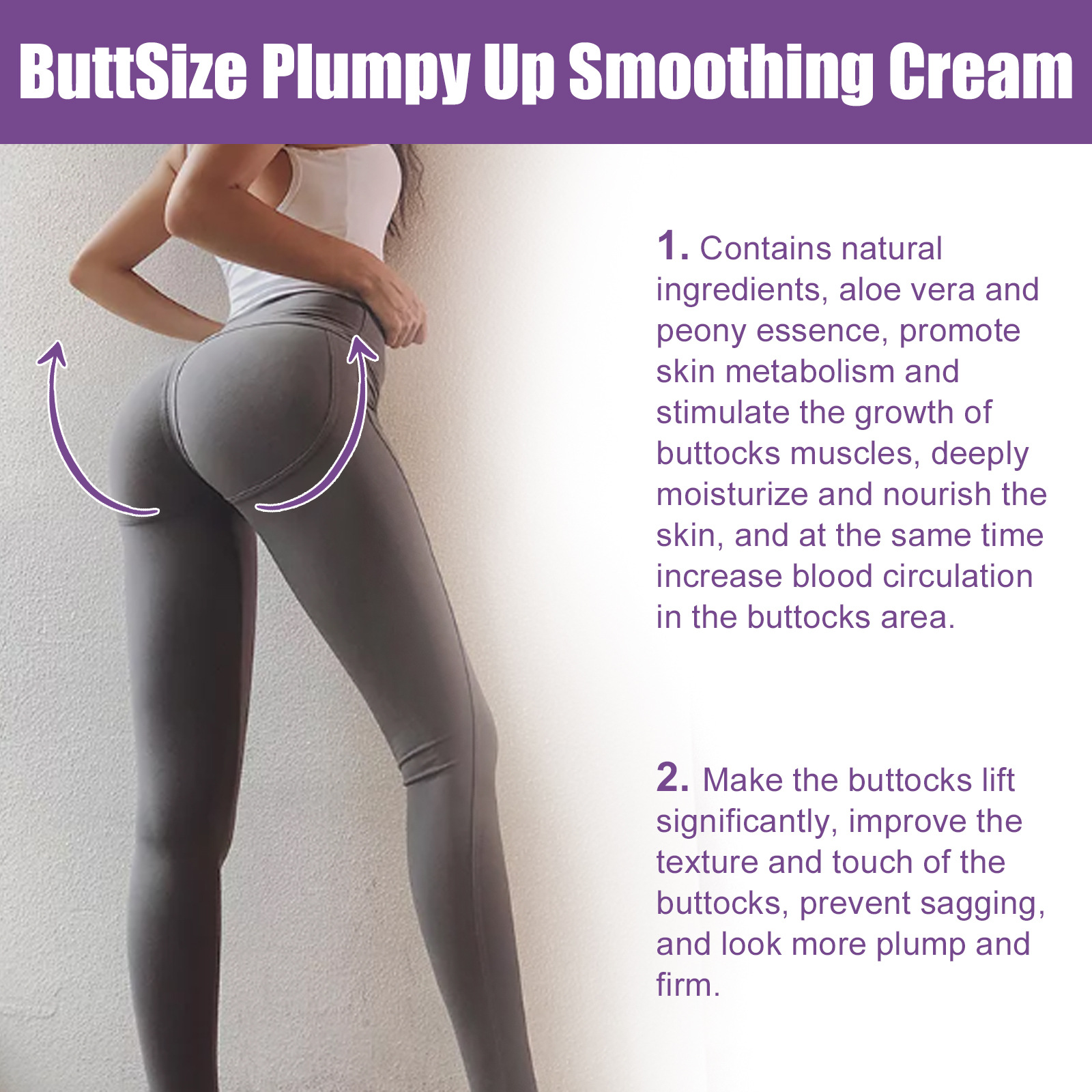 Buttock Rich Smooth Massage, Firming, Shaping, Highlighting the Curve of Hip Warping, Soft and Moisturi St_voghion.com
