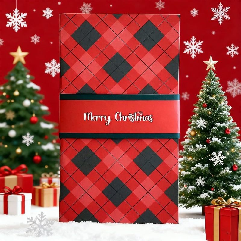 Waterfall Christmas Gift Card Booklet 瀑布圣诞礼品卡册钱卡套|undefined